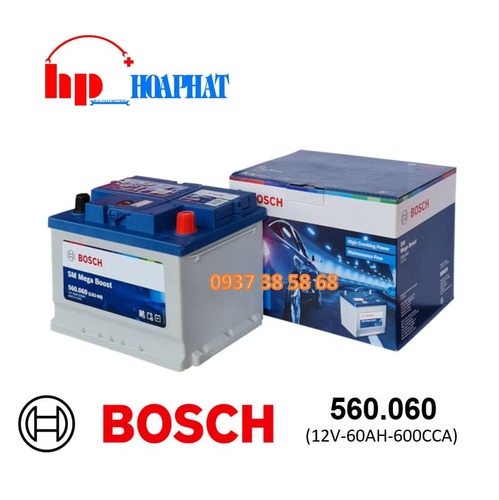 ẮC QUY BOSCH 560.060 (12V-60AH)